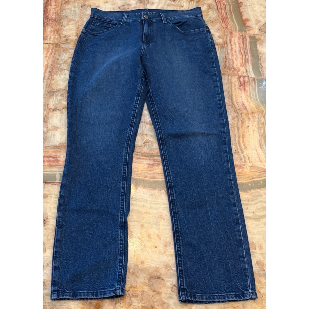 Mott & Bow Boyfriend Jeans Womens Blue Denim Stretch 5-Pockets Everyday 29x30